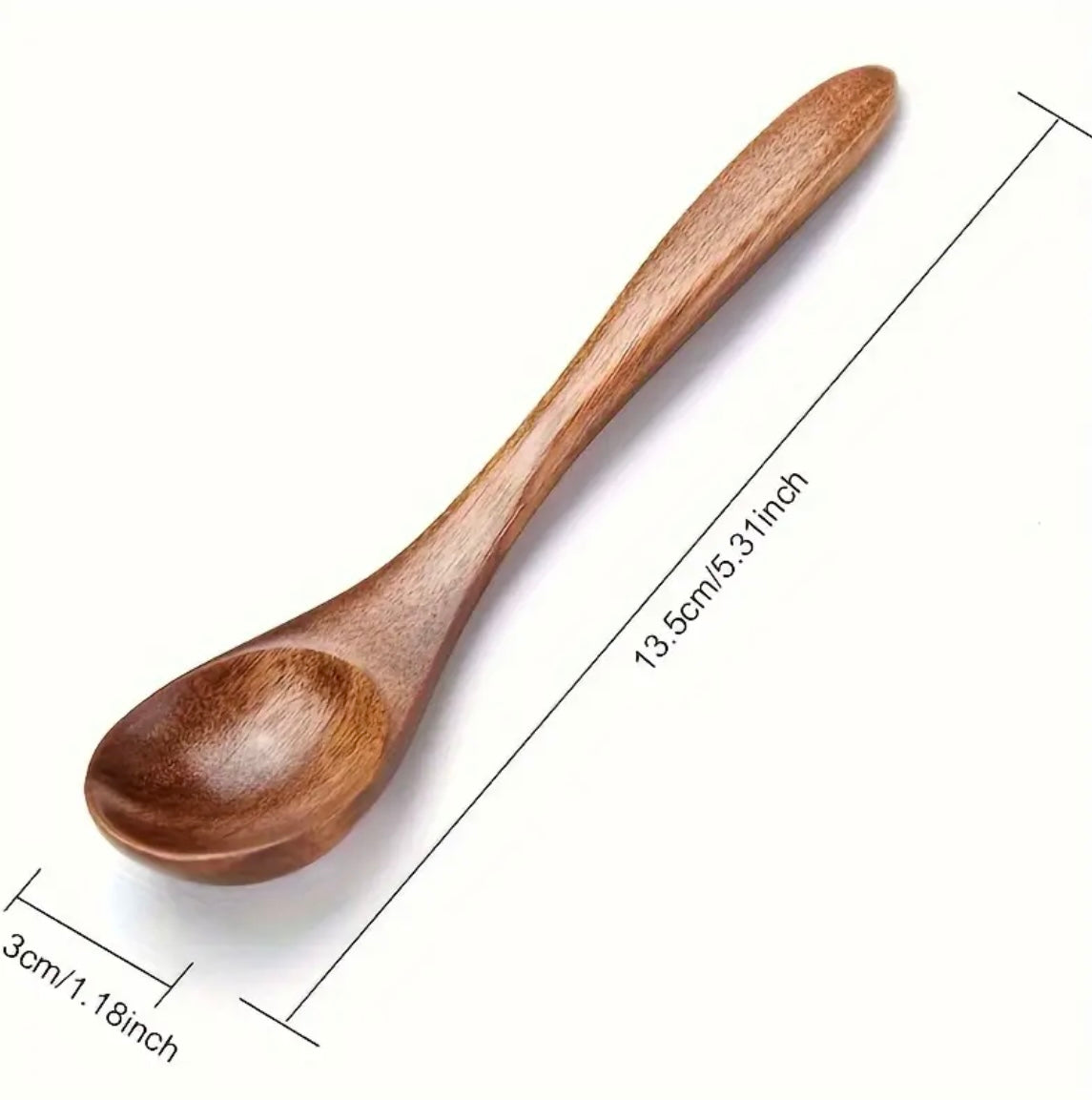 Houten lepeltje (13,5 cm)